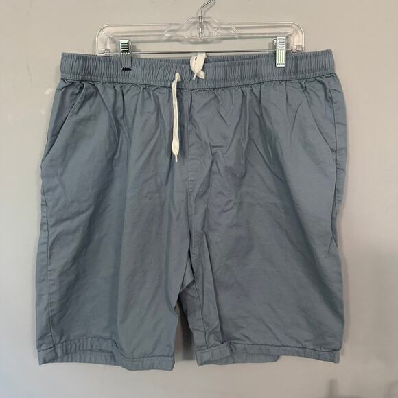 Unbranded Women's Light Blue Pull On Shorts Plus Size 20 Elasticized Waist - Picture 1 of 4